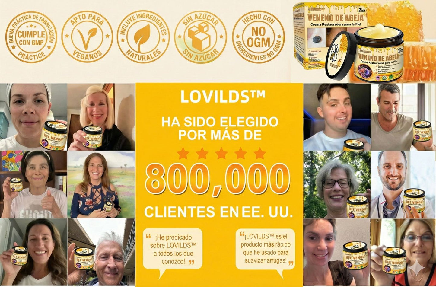 Bee Venom Cream – Regeneración de Piel y Alivio Muscular